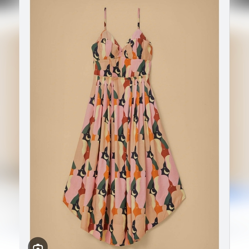 FARM RioThe Kiss Printed Maxi Dress Size S - Picture 2 of 16